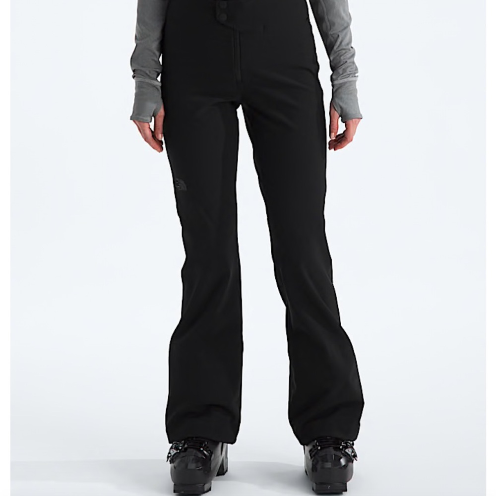 The North Face Women's Black Flare Snow Pants medium short